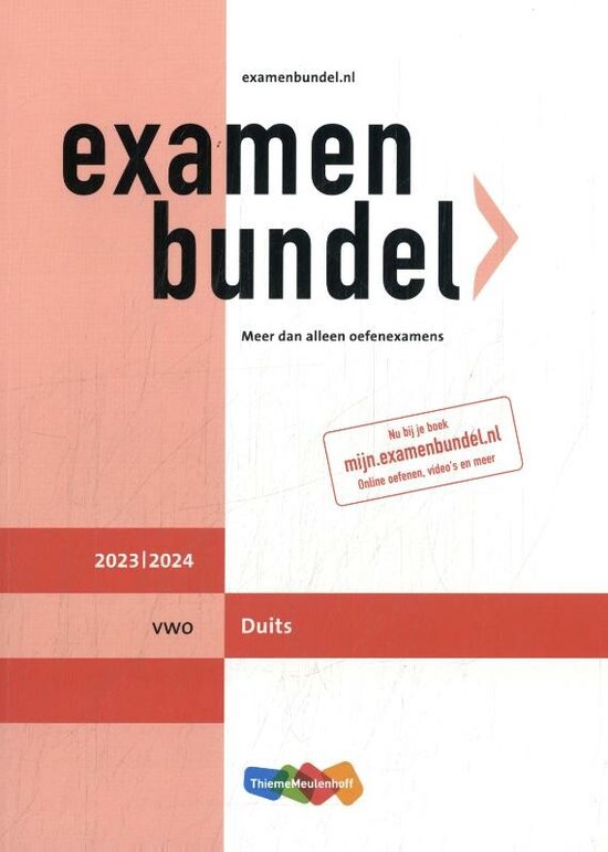 Examenbundel vwo Duits 2023/2024