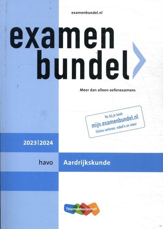 Examenbundel havo Aardrijkskunde 2023/2024