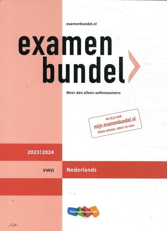 Examenbundel vwo Nederlands 2023/2024