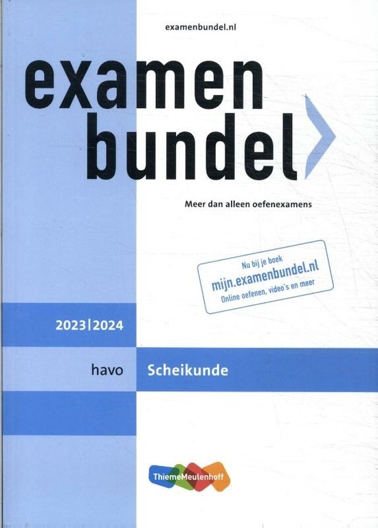 Examenbundel havo Scheikunde 2023/2024