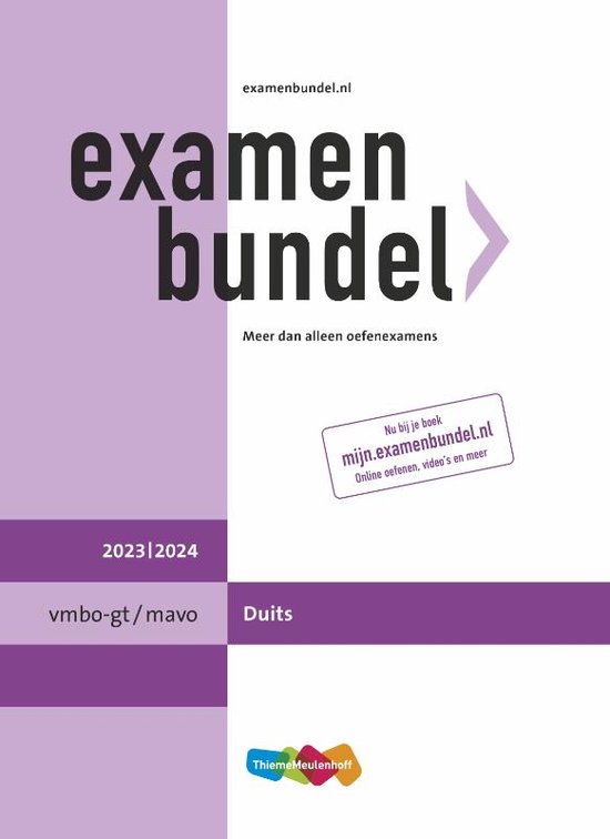 Examenbundel vmbo-gt/mavo Duits 2023/2024