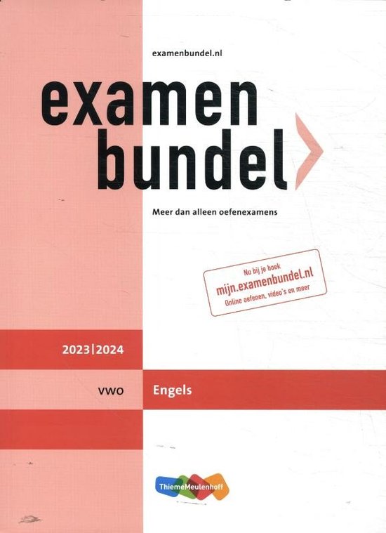 Examenbundel vwo Engels 2023/2024