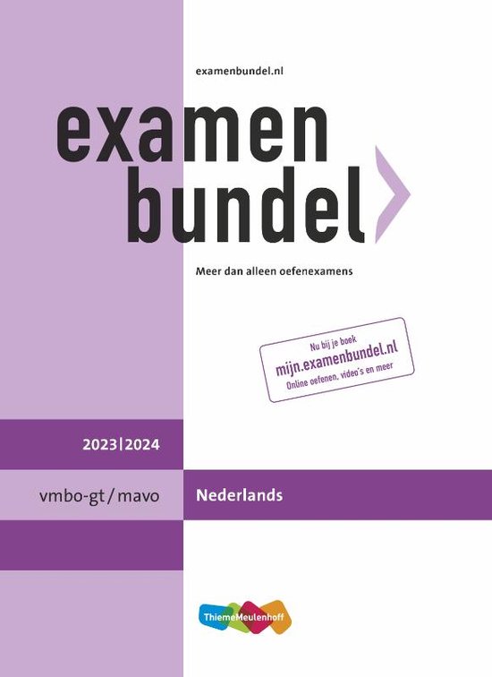 Examenbundel vmbo-gt/mavo Nederlands 2023/2024