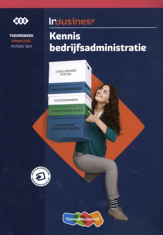 InBusiness Fin Kennis Bedrijfsadministratie Niveau 3&4 Theorieboek