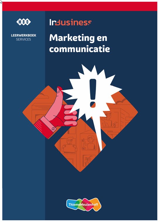 InBusiness Services Marketing en communicatie leerwerkboek + totaallicentie