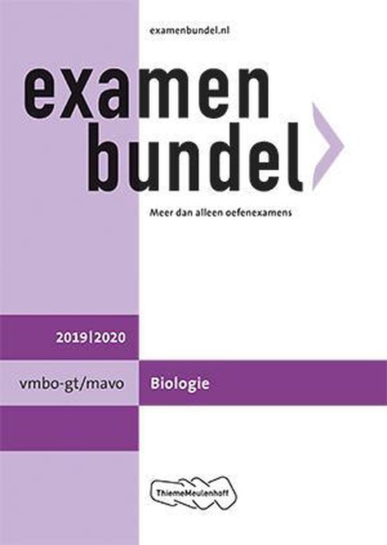 Examenbundel vmbo-gt/mavo Biologie 2019/2020