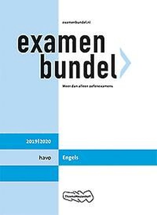 Examenbundel havo Engels 2019/2020