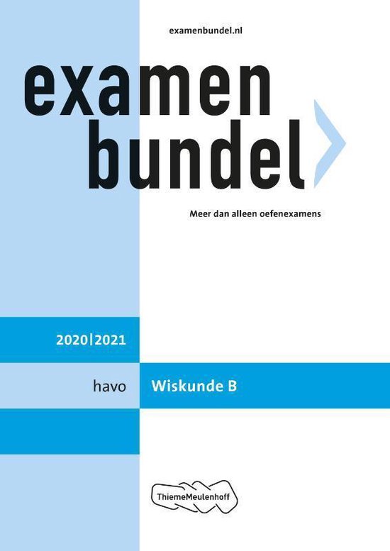 Examenbundel havo Wiskunde B 2020/2021