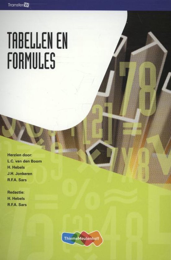 Tabellen en formules