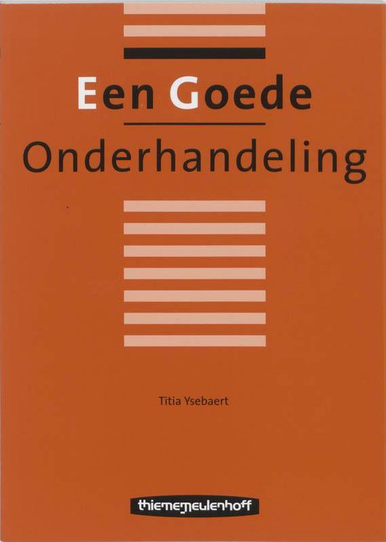 Een goede onderhandeling