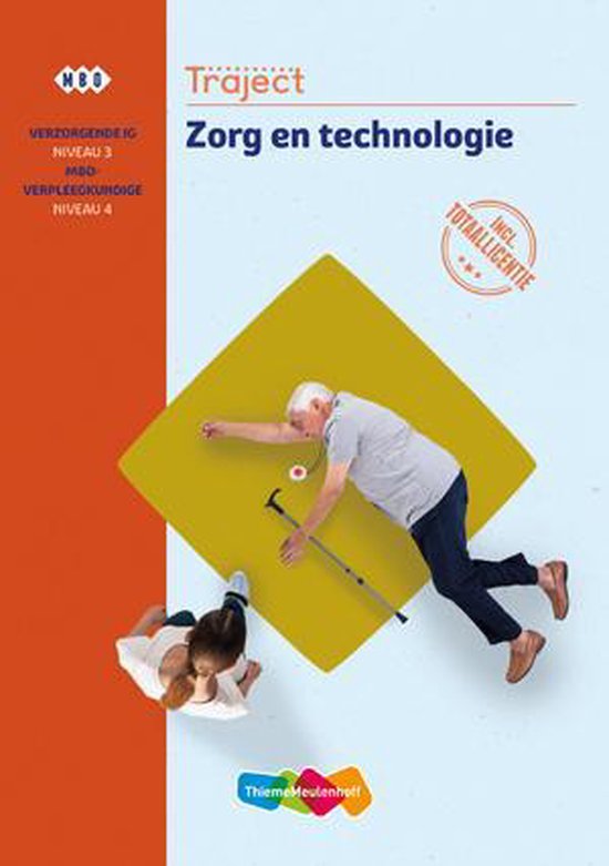 Traject Combipakket Zorg en technologie niv 3/4 boek en totaallicentie 1 jaar