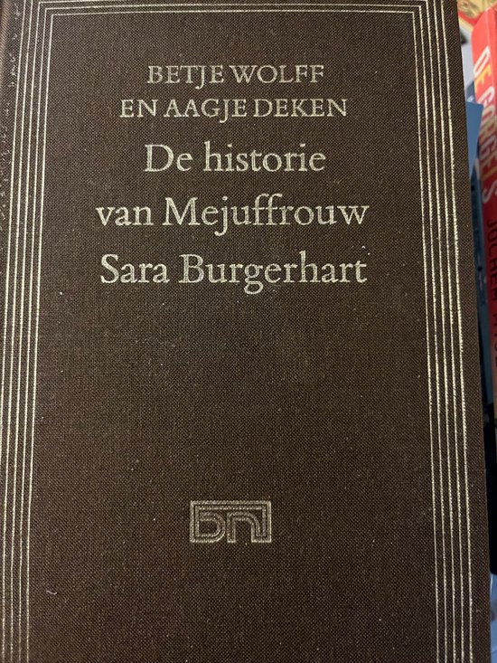 Historie van mejuffrouw sara burgerhart