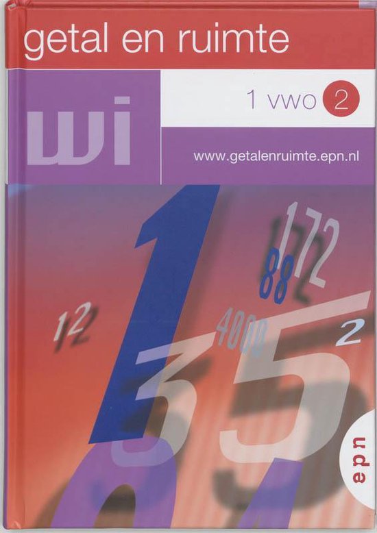 Getal en ruimte / 1 Vwo 2 / deel Leerboek