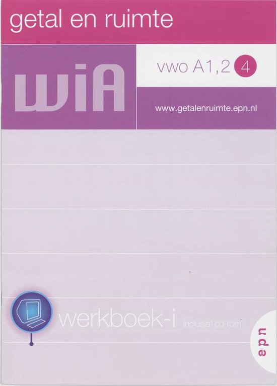 Getal en ruimte / Vwo A1,2 4 / deel Werkboek-i + CD-ROM