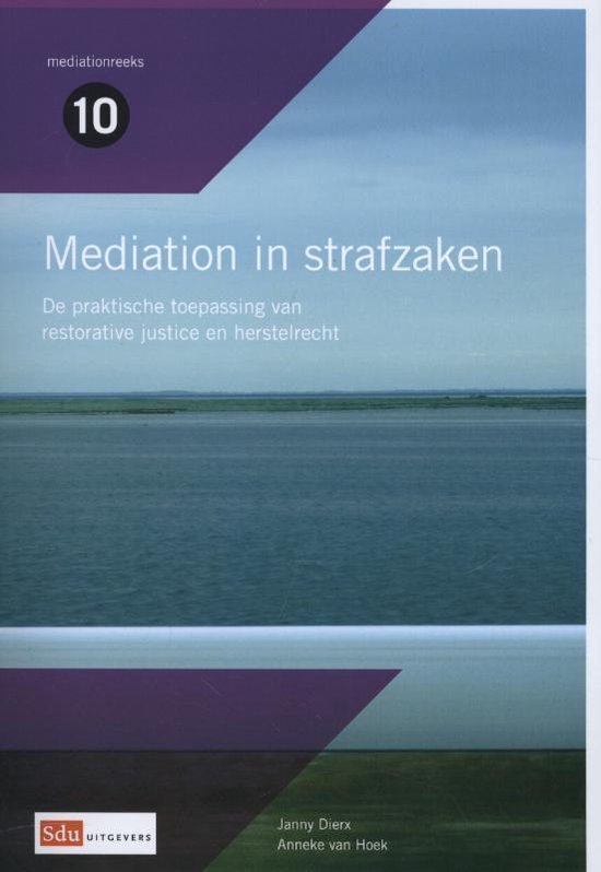 Mediation reeks 10 - Mediation in strafzaken