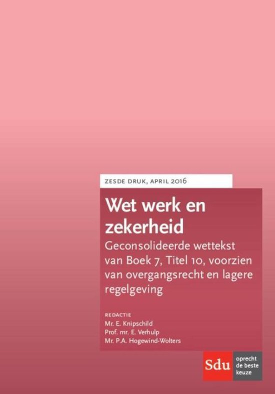 Wet werk en zekerheid (WWZ)