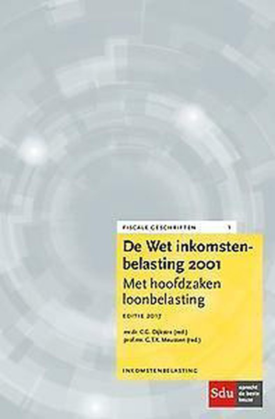 Fiscale geschriften 1 -   De Wet Inkomstenbelasting 2001