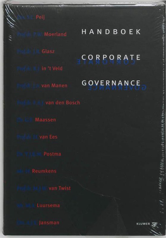 Handboek Corporate Governance