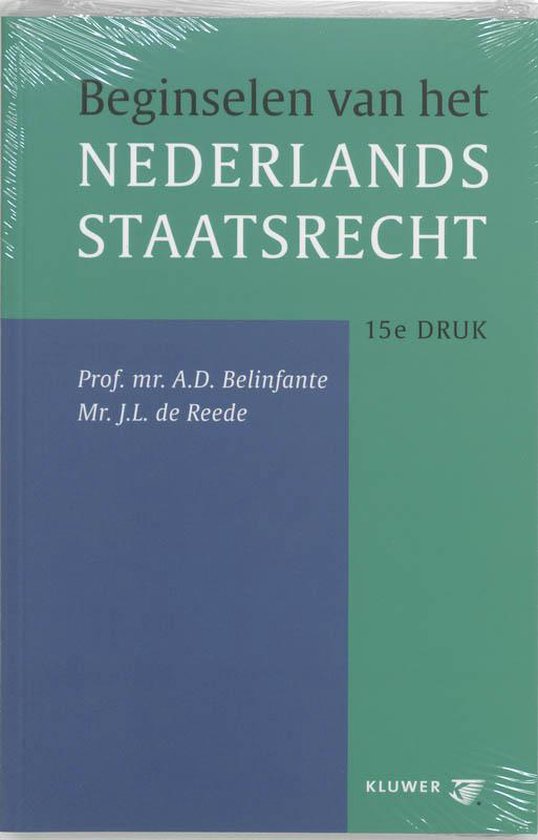 Beginselen Van Het Nederlands Staatsrecht