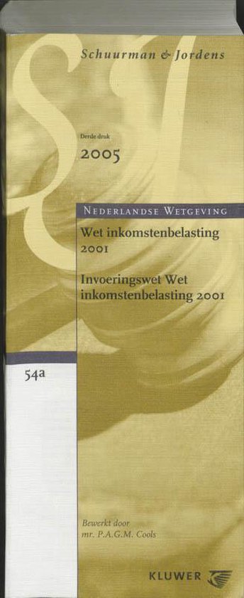 Schu&j 54a wet inkomstenbelasting 2001 dr 3