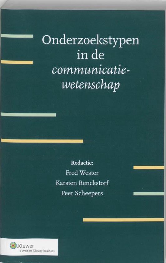 Onderzoekstypen in de communicatiewetenschap