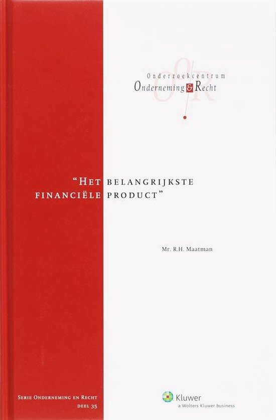 Het belangrijkste financiele product