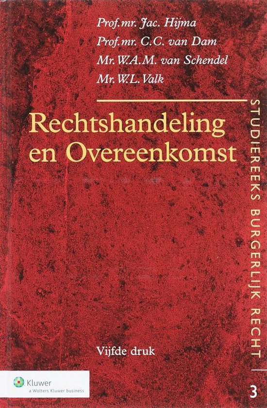 Rechtshandeling en Overeenkomst