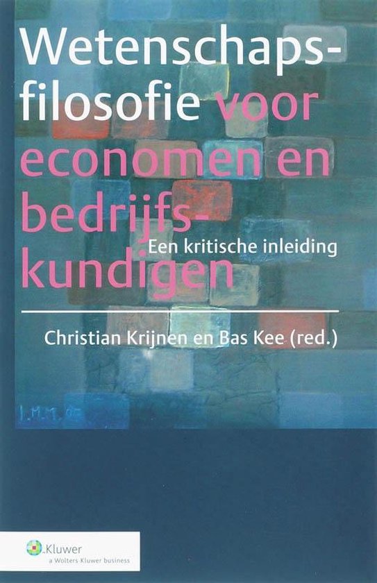 Wetenschapsfilosofie voor economen en bedrijfskundigen