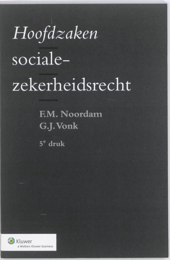 Hoofdzaken socialezekerheidsrecht