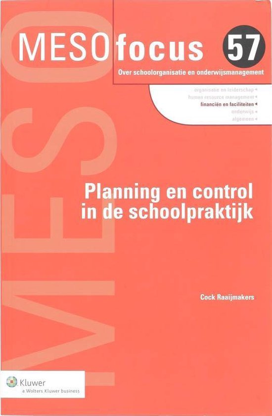 Meso focus - Planning en control in de schoolpraktijk