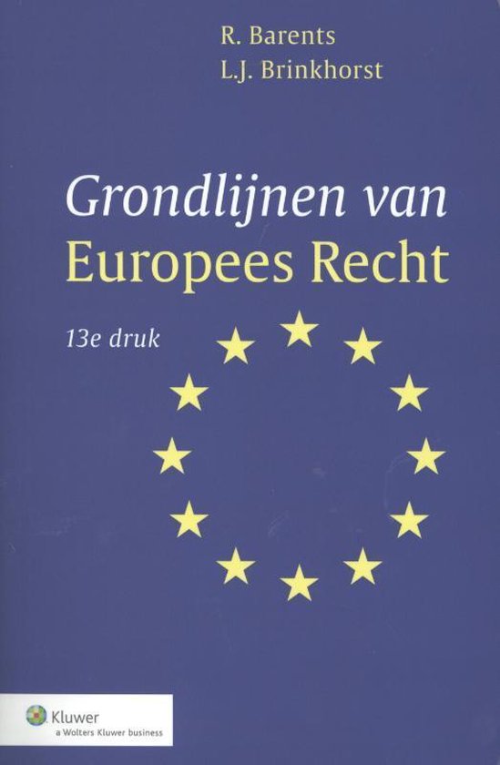 Studiepockets strafrecht - Grondlijnen van Europees recht