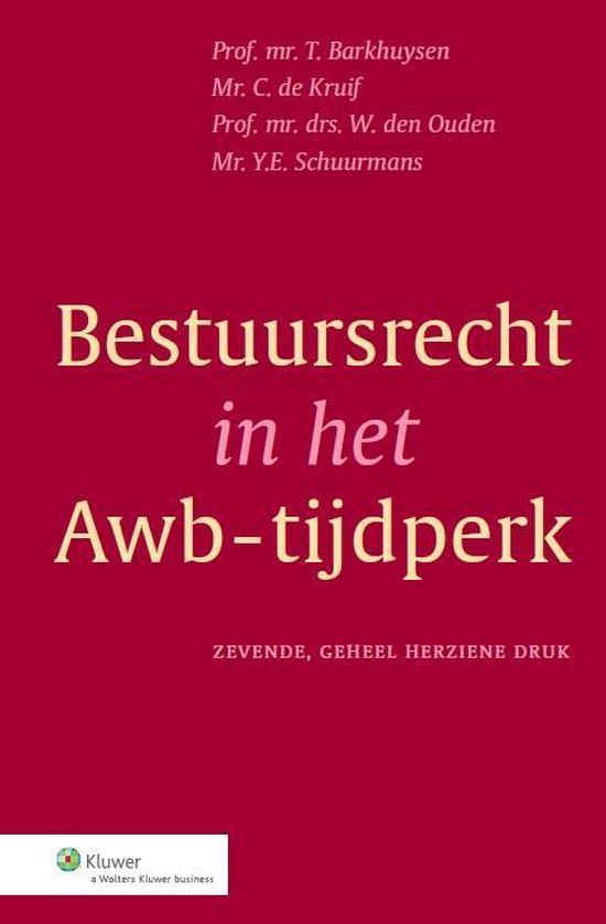 Bestuursrecht in het Awb-tijdperk