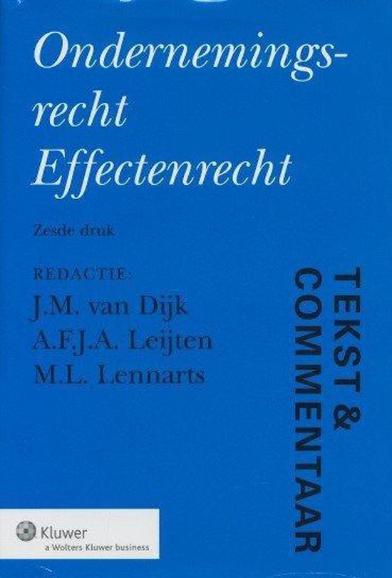 Ondernemingsrecht Effectenrecht