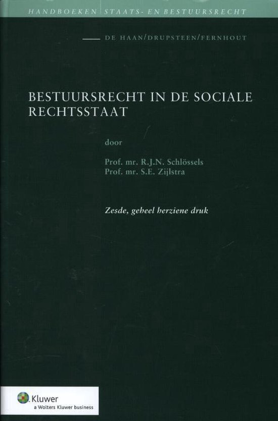 Bestuursrecht in de sociale rechtsstaat