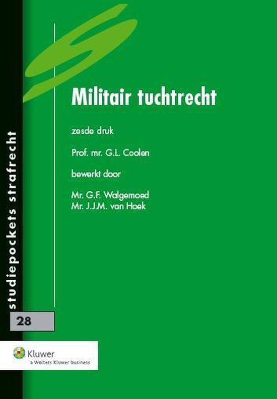 Studiepockets strafrecht 28 -   Militair tuchtrecht