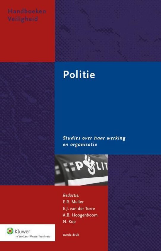 Handboeken Veiligheid - Politie