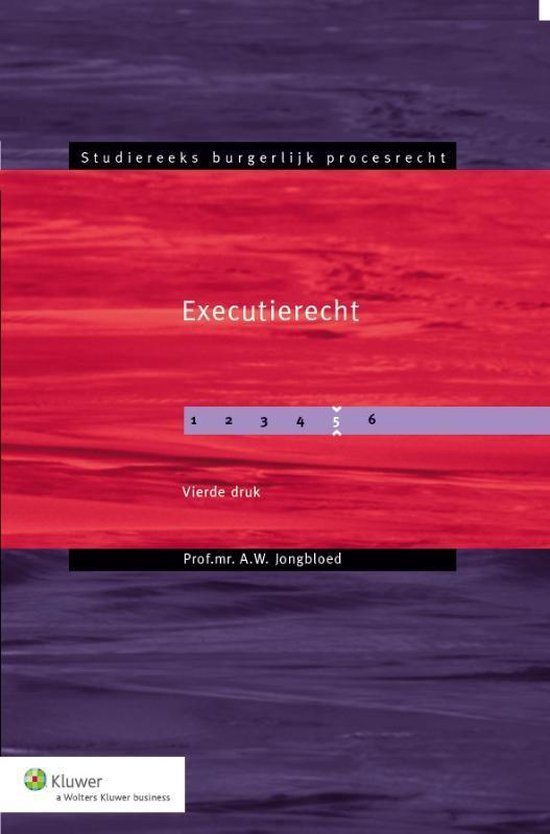 Studiereeks burgerlijk procesrecht 5 - Executierecht