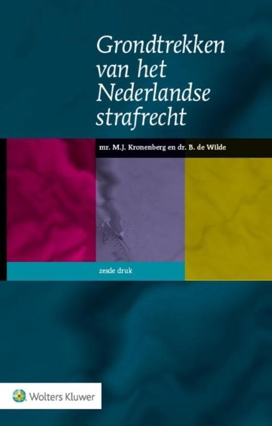 Grondtrekken van het Nederlandse strafrecht