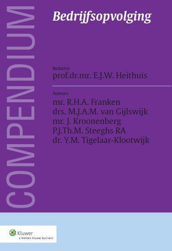 Compendium bedrijfsopvolging 2014