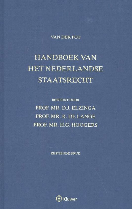 Handboek van het Nederlandse staatsrecht, Van der Pot