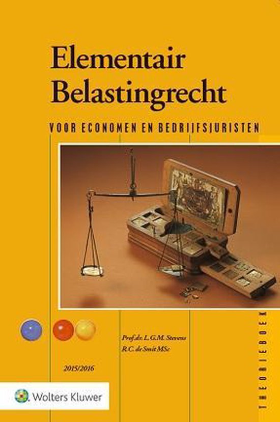 Elementair belastingrecht 2015/2016 theorieboek