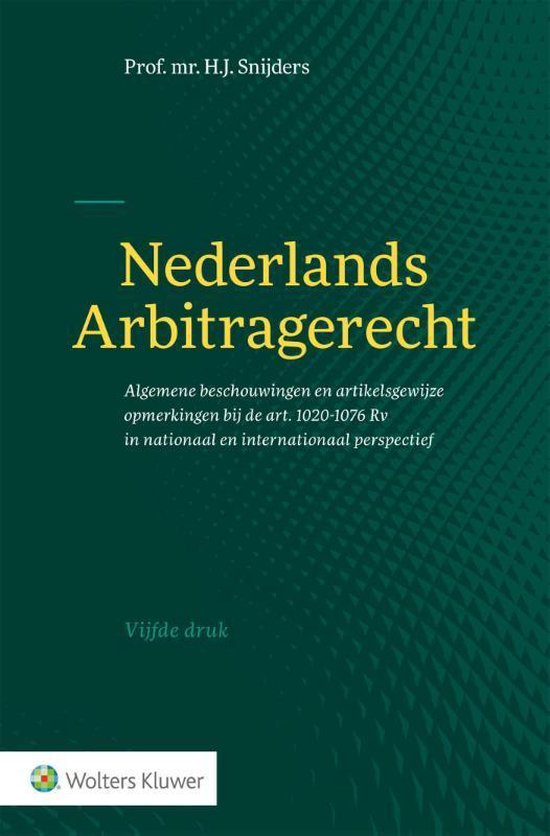 Nederlands Arbitragerecht