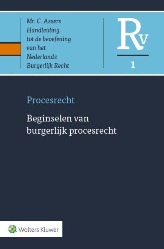 Rv 1 -  Procesrecht 1 Algemeen Deel