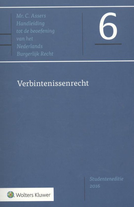 Asser-serie 6 -   Verbintenissenrecht