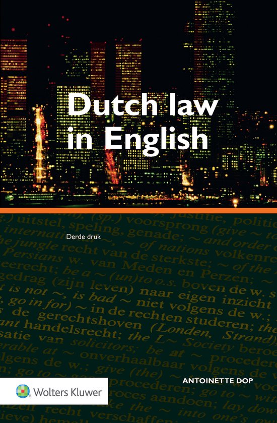 Dutch law in English