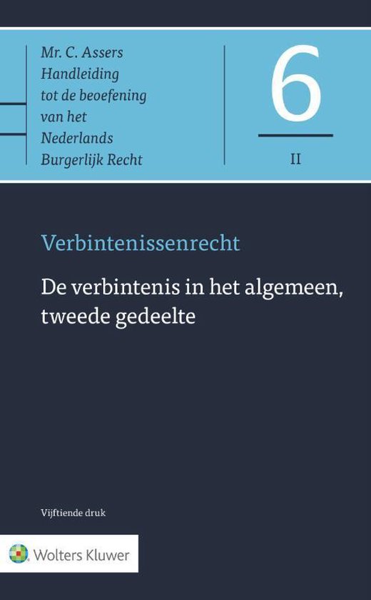 Asser-serie 6-II -   De verbintenis in het algemeen, tweede gedeelte