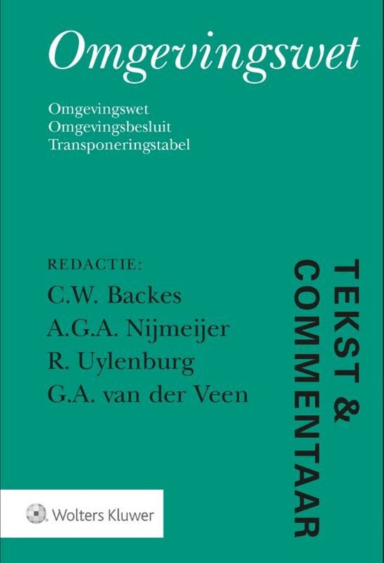 Tekst & Commentaar - Omgevingswet