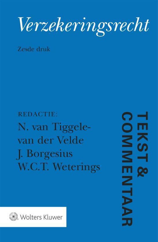 Tekst & Commentaar  -   Verzekeringsrecht