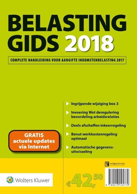 Belastinggids 2018