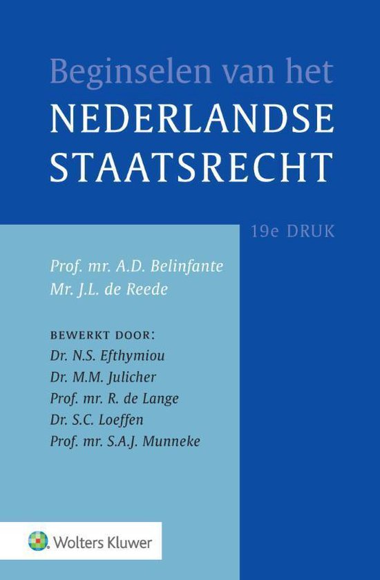 Beginselen van het Nederlands staatsrecht